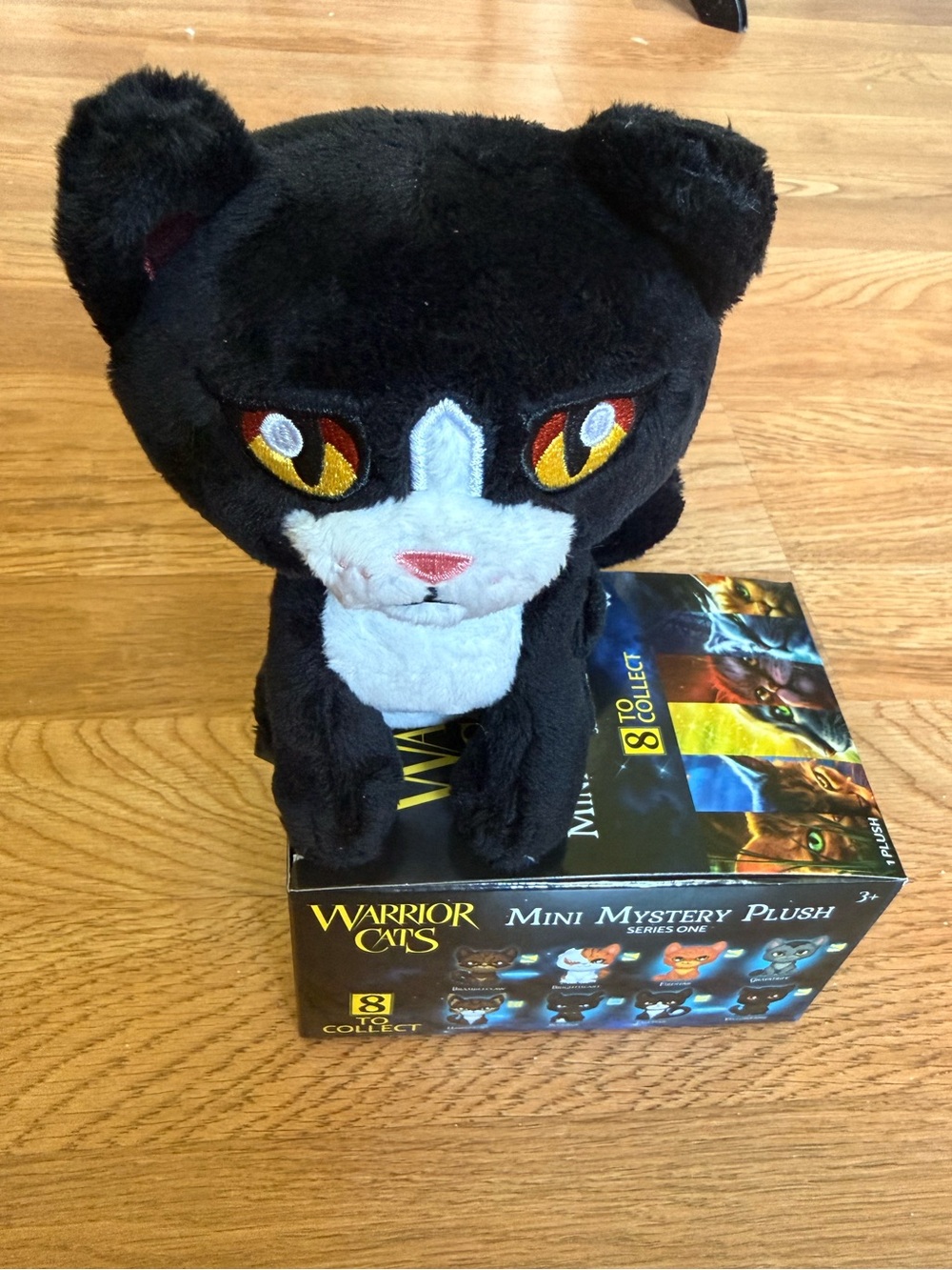Warrior Cats Mini Mystery Plush Tallstar Cat NIB Uncommon Windclan Series 1